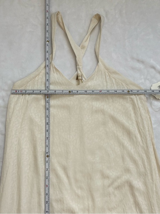 NWT ALTAR’D STATE Cream Cheetah Textured Mini Dress Boho Racerback Women’s Large - Picture 9 of 9